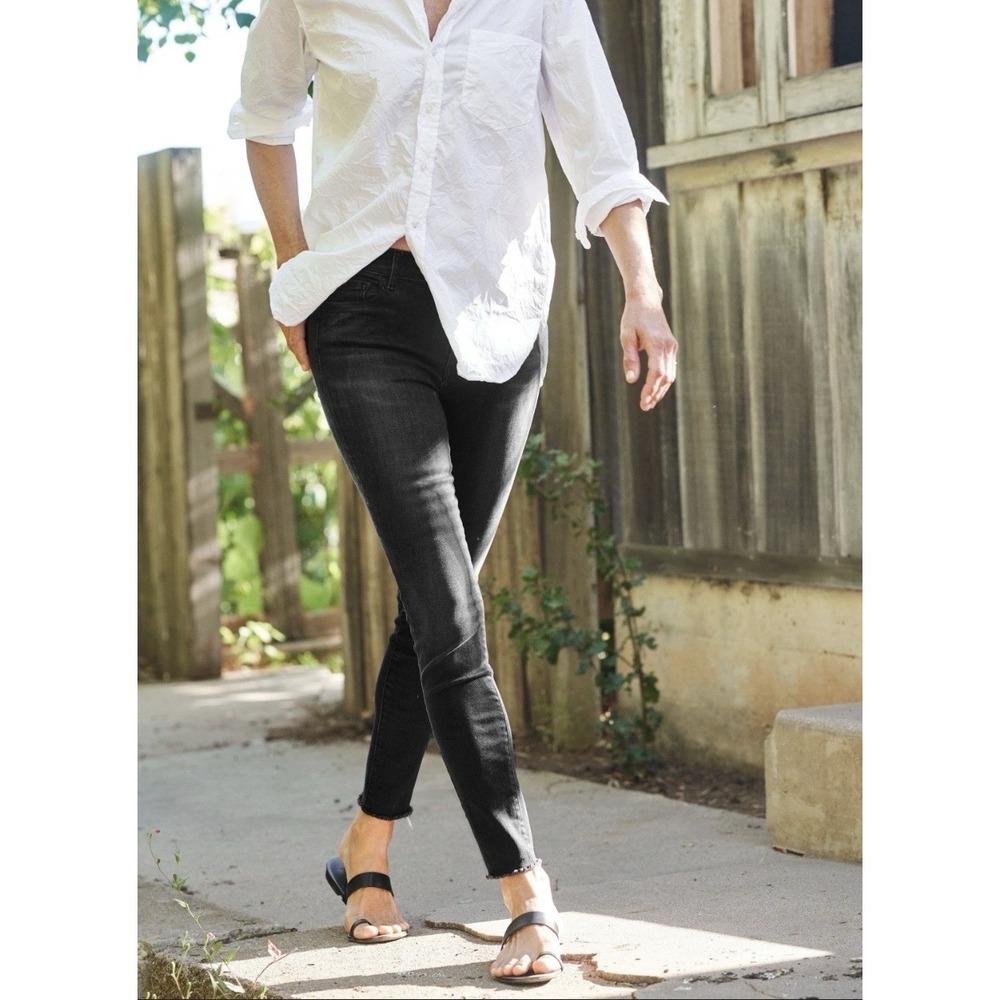 Frank and Eileen Black Sligo Stretchy Skinny Jean Black 1991 Womens‎ 31 New